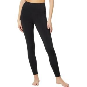 Hot Chillys Micro Elite Chamois Pocket Leggings High Waist Black Womens Medium